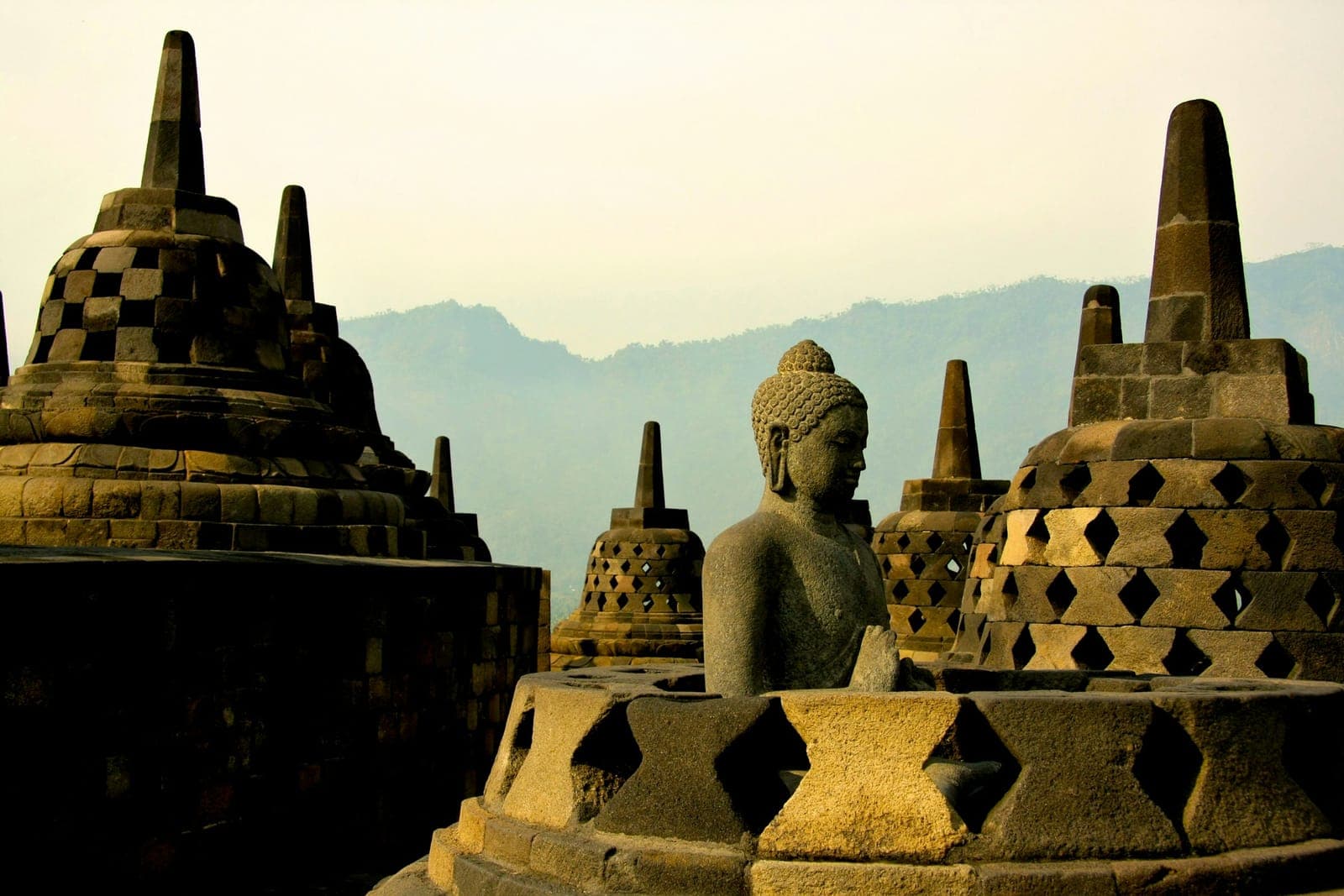 Borobudur en Prambanan