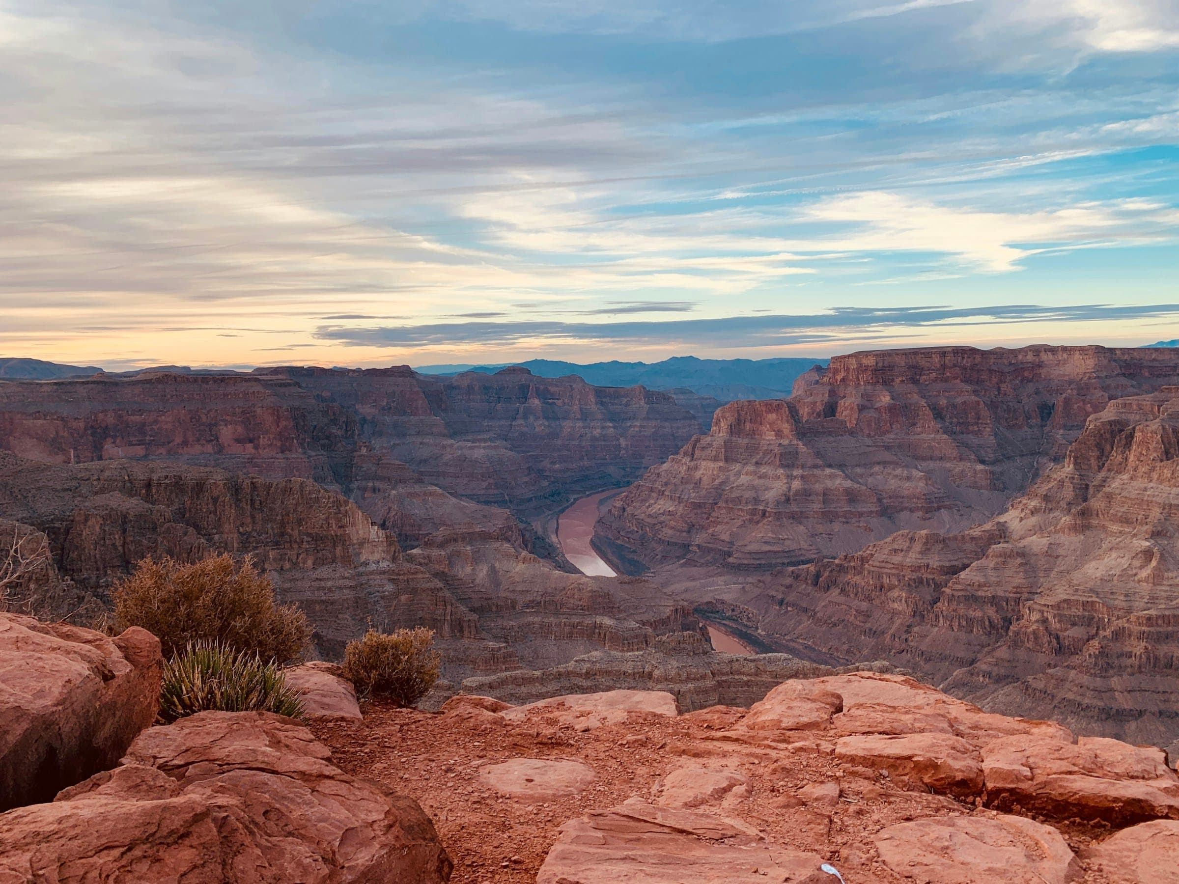 Uitzicht over de Grand Canyon in Arizona