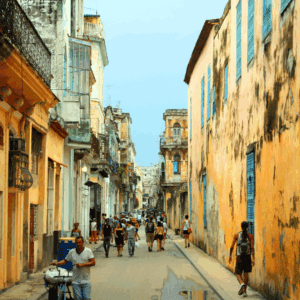 Koloniale straten Cuba